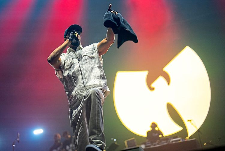 RZA von den Hip-Hoppern Wu-Tang Clan in der Wiener Stadthalle.