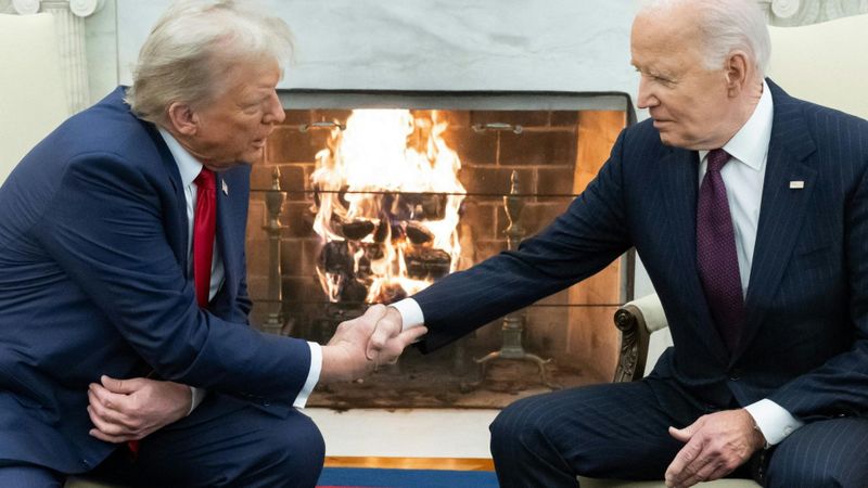 US-Präsident Biden empfängt Wahlsieger Trump im Weißen Haus