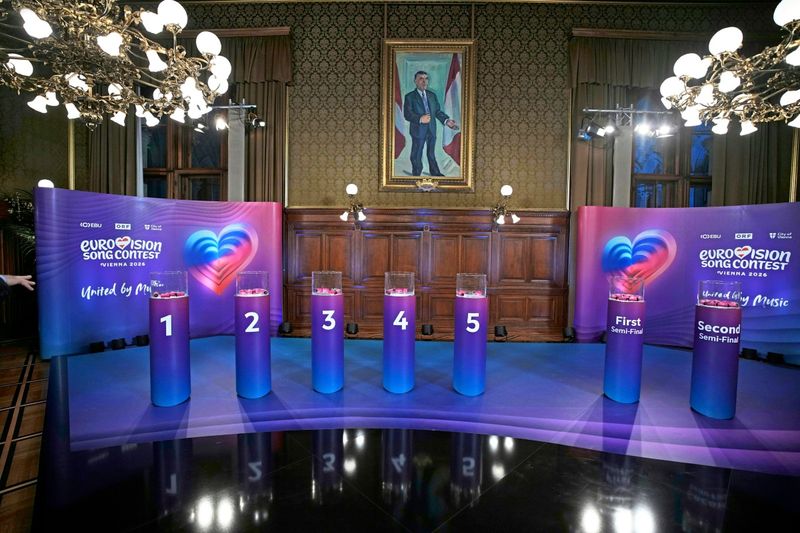 ESC-Auslosung: Österreich im 2. Semifinale mit Frankreich, Ukraine und der Schweiz