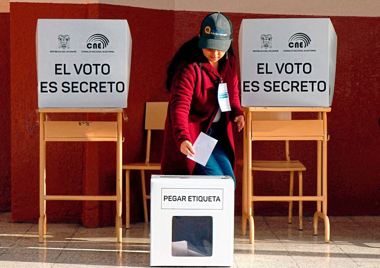 Präsidentenwahl in Ecuador