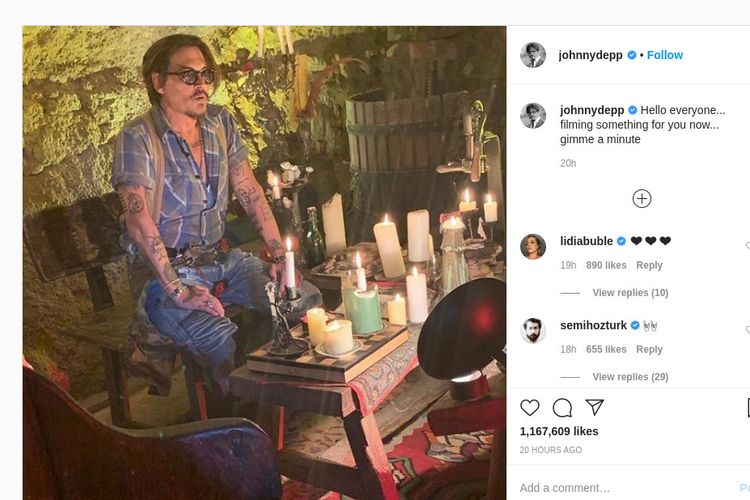 Johnny Depp Neu Bei Instagram Und Hat Schon 1 8 Millionen Follower