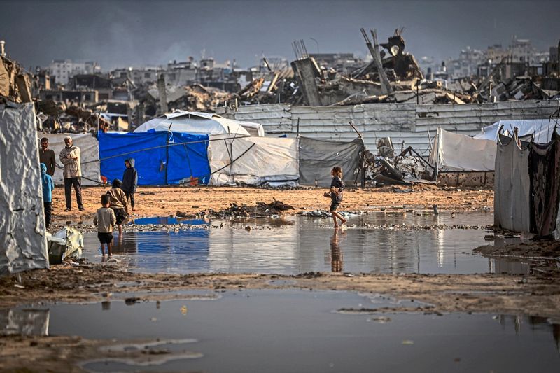 Vertriebene in Gaza sind Winterstürmen und Starkregen schutzlos ausgeliefert