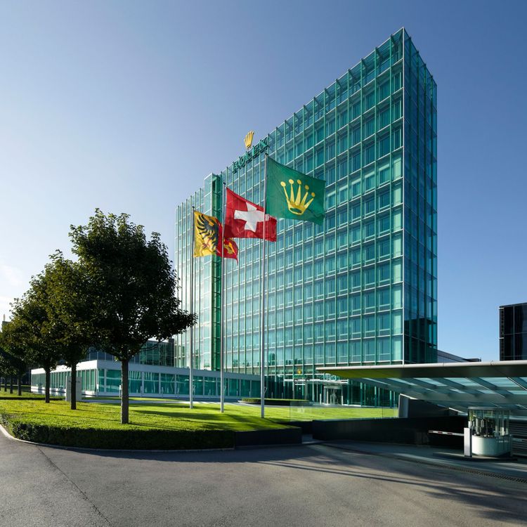 Das Hauptquartier von Rolex in Genf