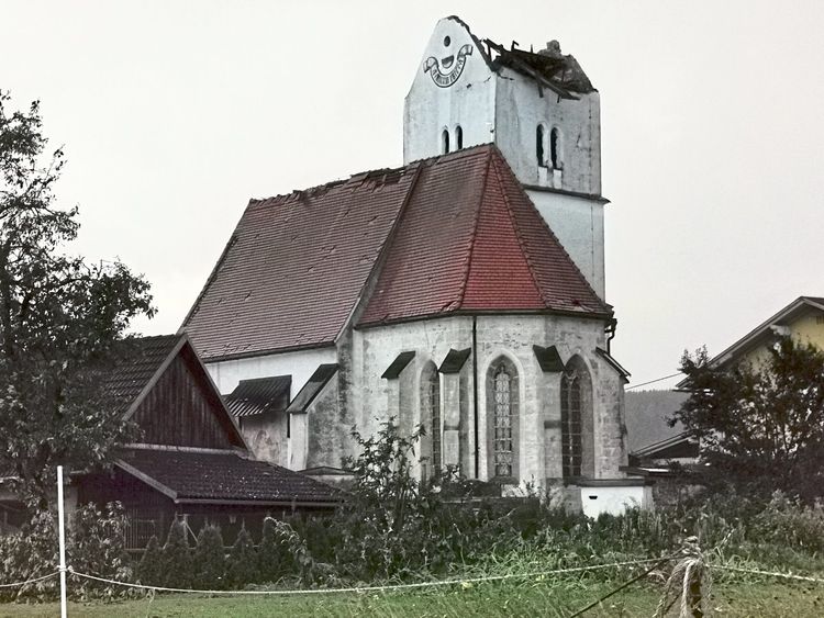 Beschäftigte Kirche in St. Marxen bei Kühnsdorf