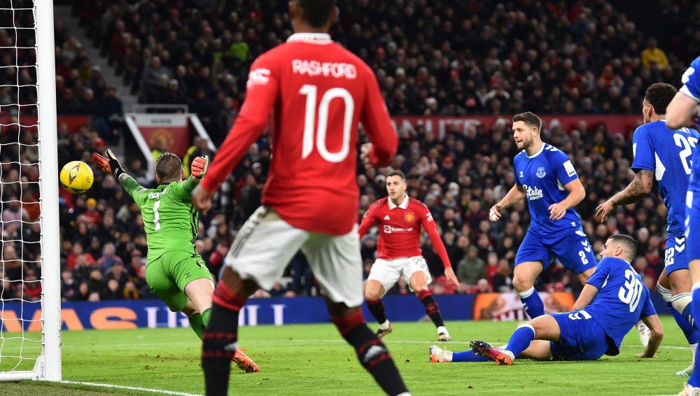 Manchester United nach 31 gegen Everton im FACupSechzehntelfinale