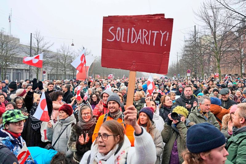 Tausende protestieren in Dänemark gegen Trumps Grönlandpläne