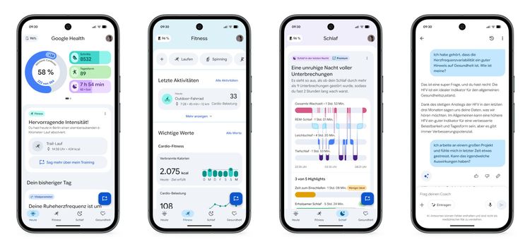 Google Health und Fitbit Air: Neustart für Googles Fitnessdienste ...