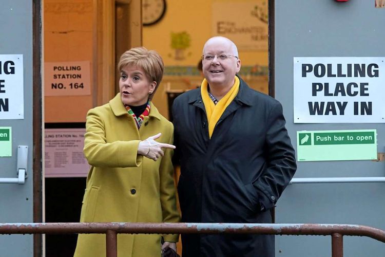 Ex-Regierungschefin Nicola Sturgeon und ihr Ehemann Peter Murrell.