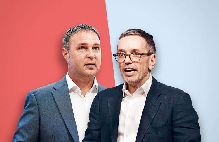 In Kärnten ist Köchl mit der ÖVP einverstanden, im Bund will er SPÖ-Chef Babler lieber mit Herbert Kickl in einer Koalition sehen.