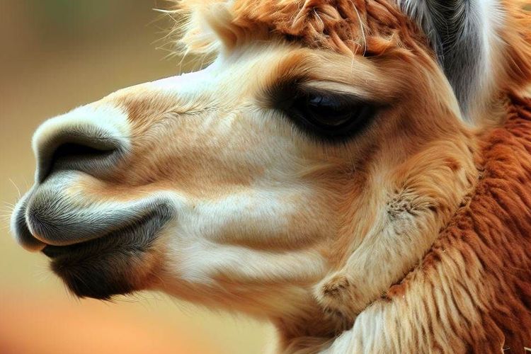 Ein KI-generiertes Bild eines Lamas