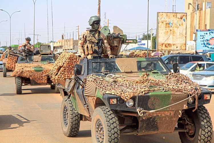Französische Soldaten starteten am Dienstag ihren Rückzug aus dem Niger