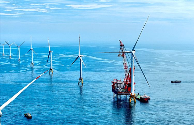 Offshore-Windkraftanlage, China, Energiewende