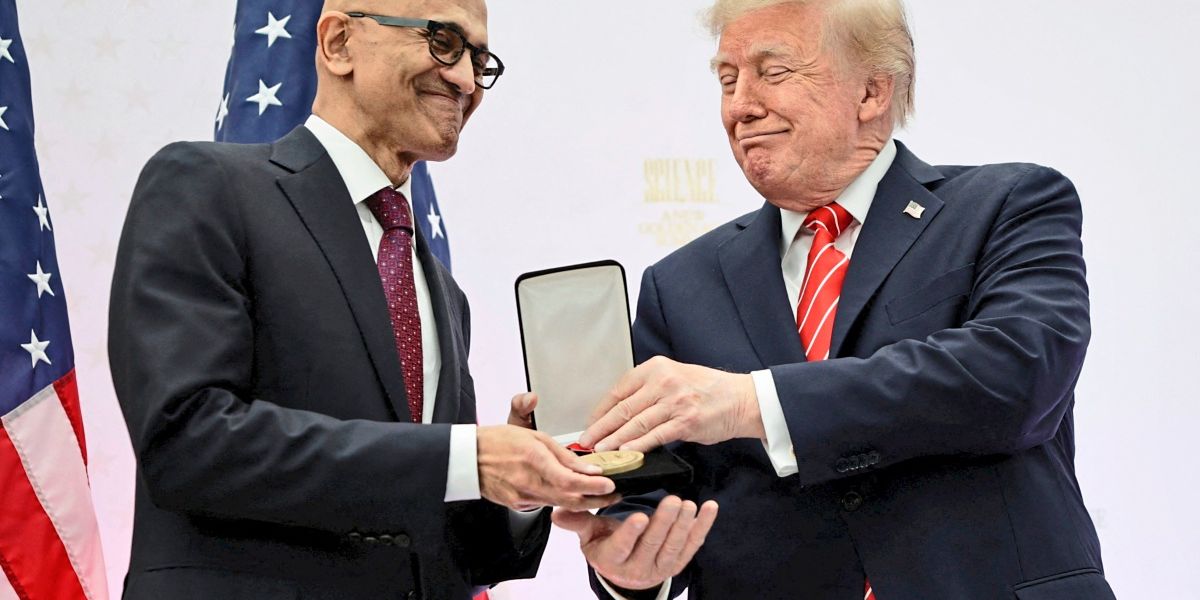Microsoft CEO Nadella calls for mandatory 'emergency brake' on AI models