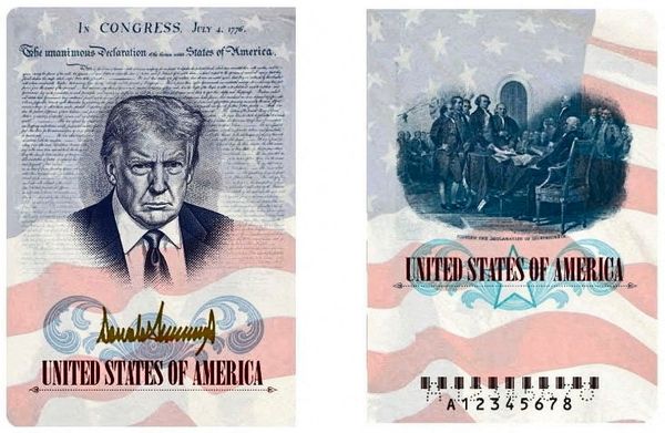 Amerikaner-k-nnen-Reisep-sse-mit-Trump-Portr-t-bekommen