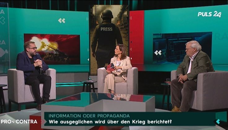 Wehrschütz und Ronzheimer auf der Suche nach der Wahrheit im Krieg