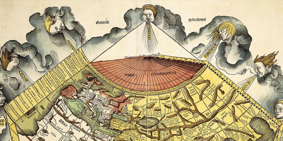 Historische Weltkarten: Die ptolemäische Geografie der 