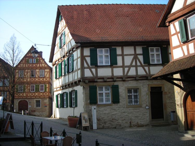 Schillers Geburtshaus in Marbach