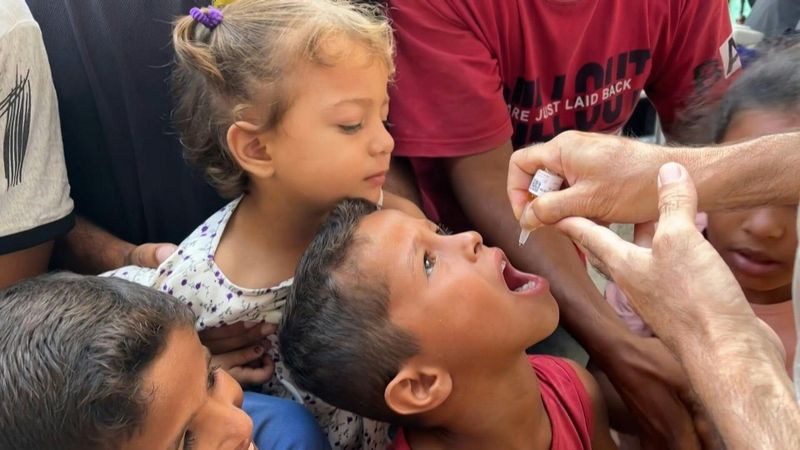 Polio-Impfkampagne im Gazastreifen angelaufen